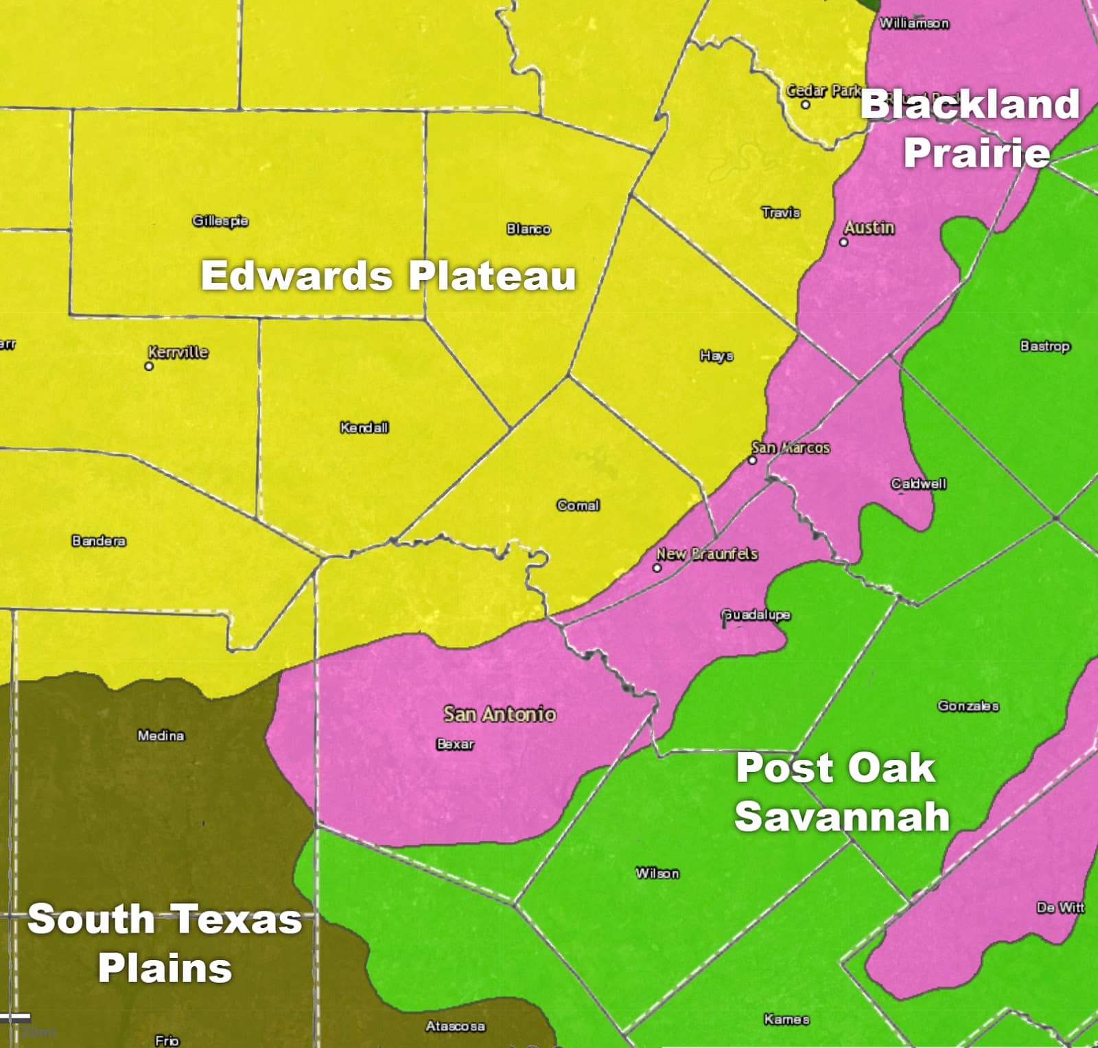 San Antonio Ecoregion